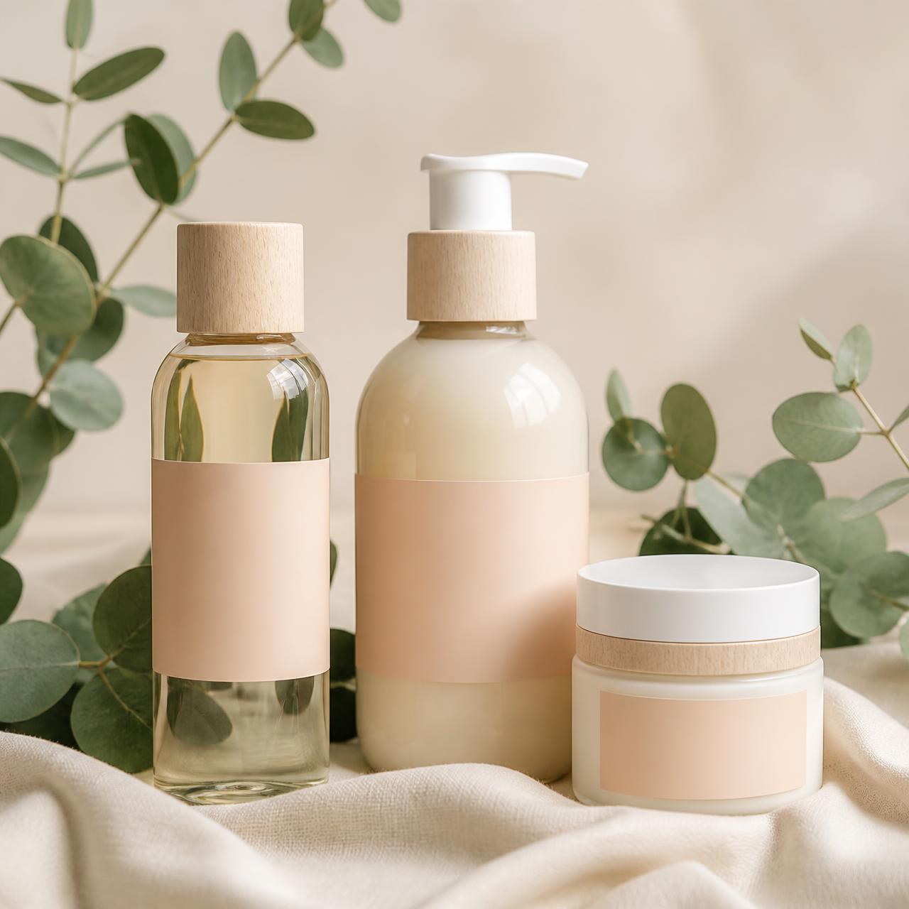 Buckingham Palace organic baby oils, hair wash and gentle skin creams in pristine packaging